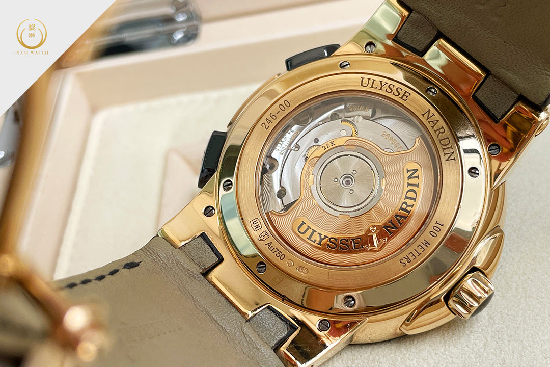 Ulysse Nardin Executive Dual Time Rose Gold Ceramic