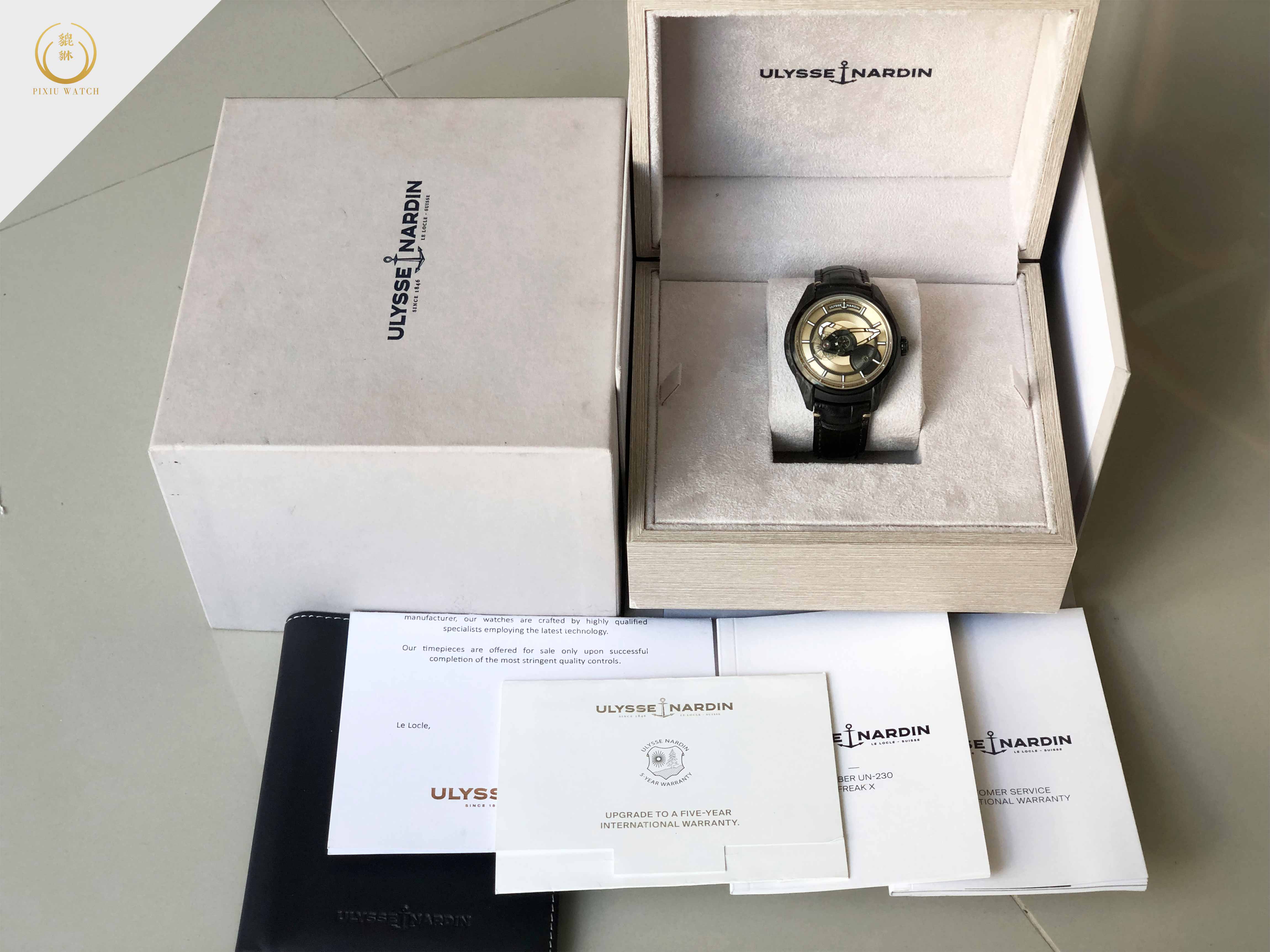 Ulysse Nardin Freak X Carbonium Gold The Hour Glass