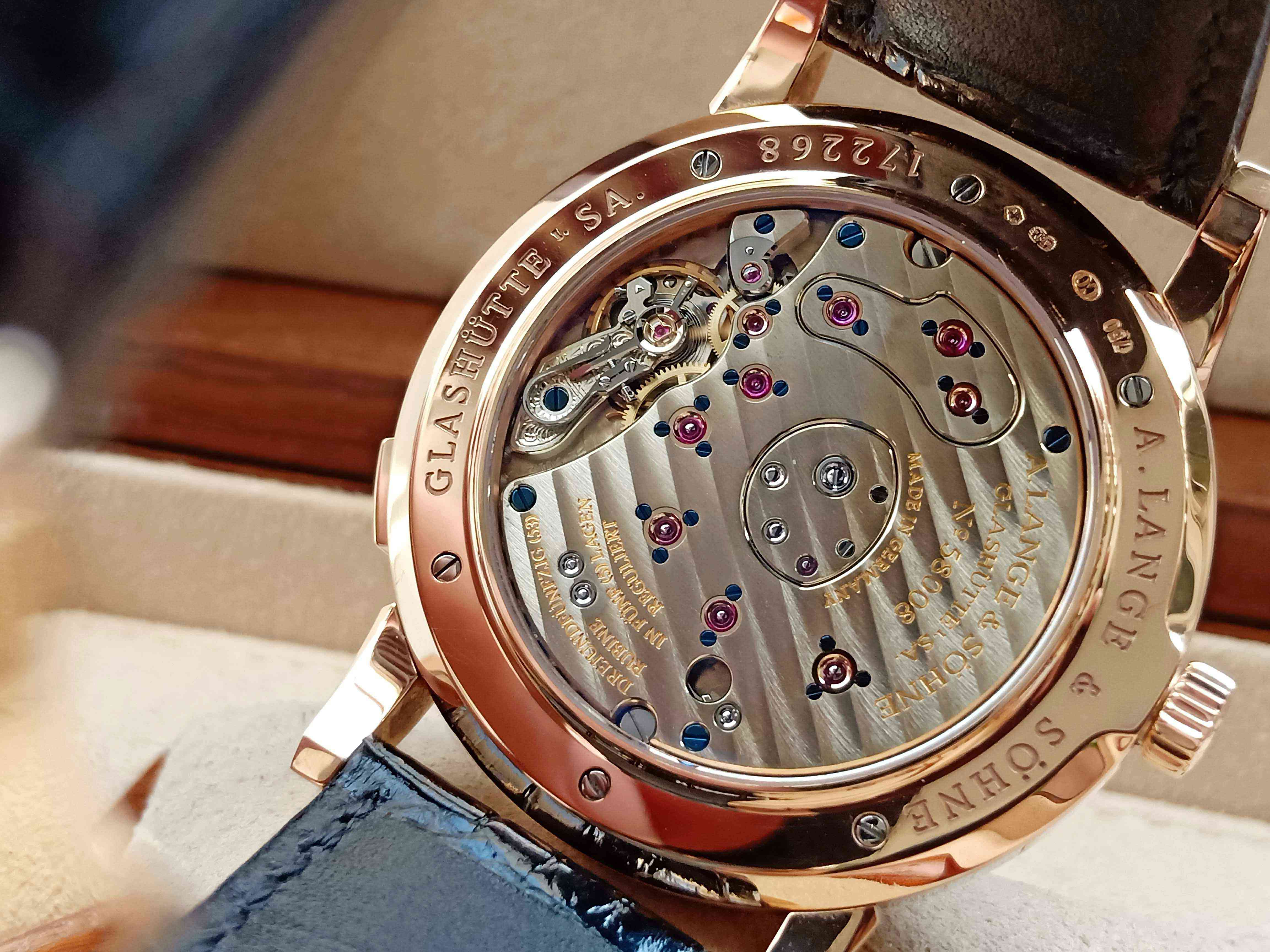A.Lange & Söhne Grand Lange 1 Rose Gold Black Dial