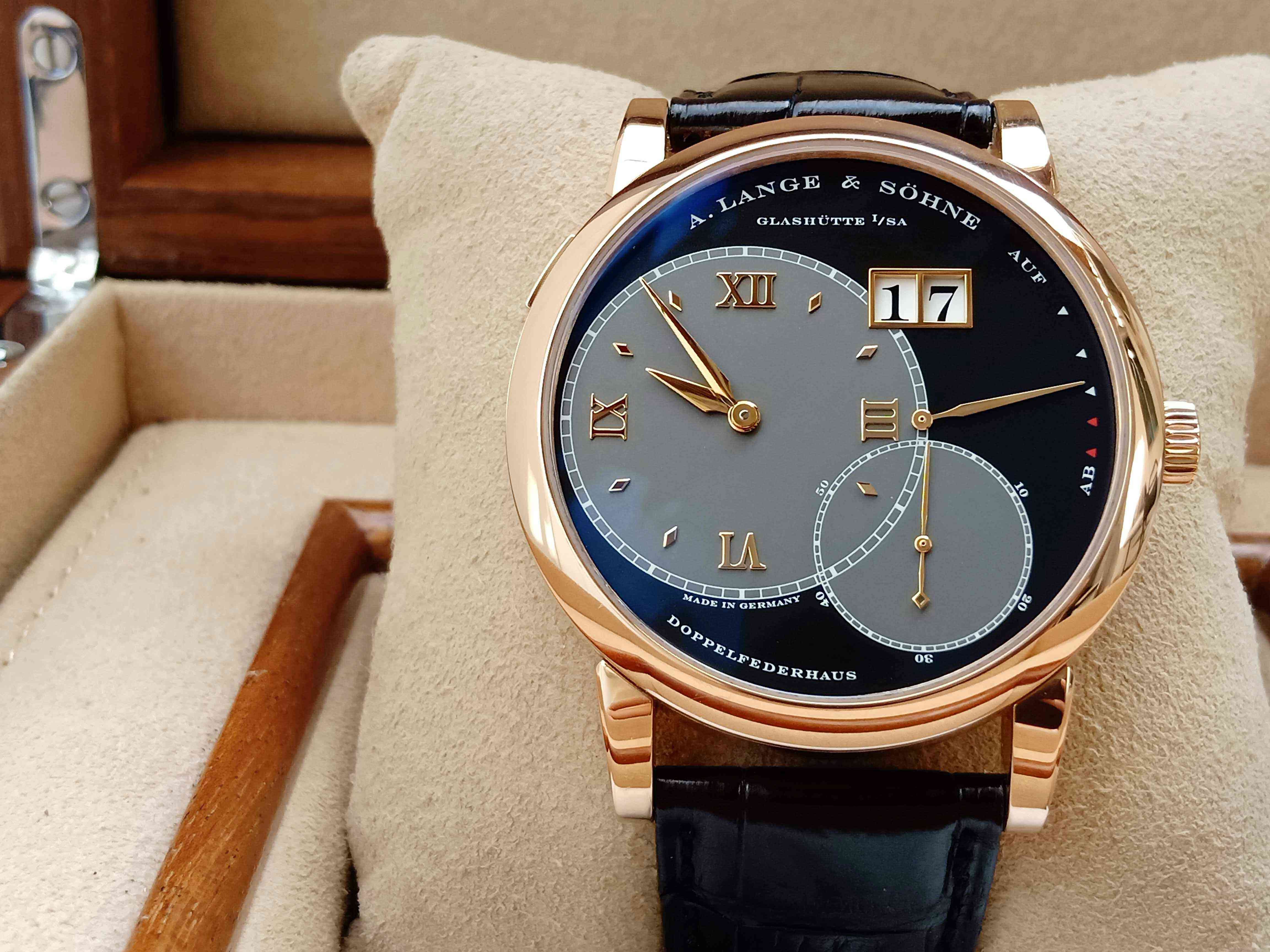 A.Lange & Söhne Grand Lange 1 Rose Gold Black Dial