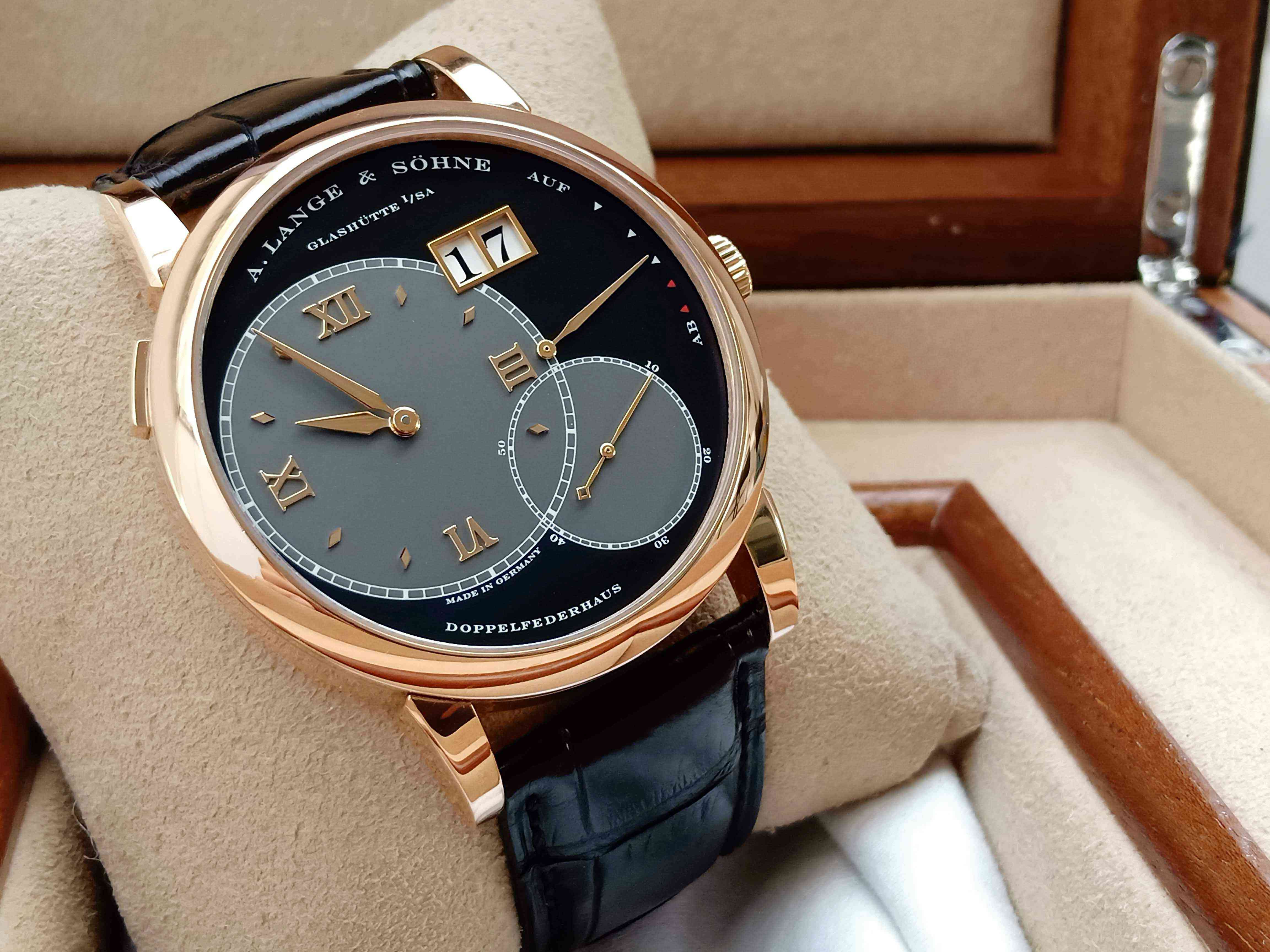 A.Lange & Söhne Grand Lange 1 Rose Gold Black Dial