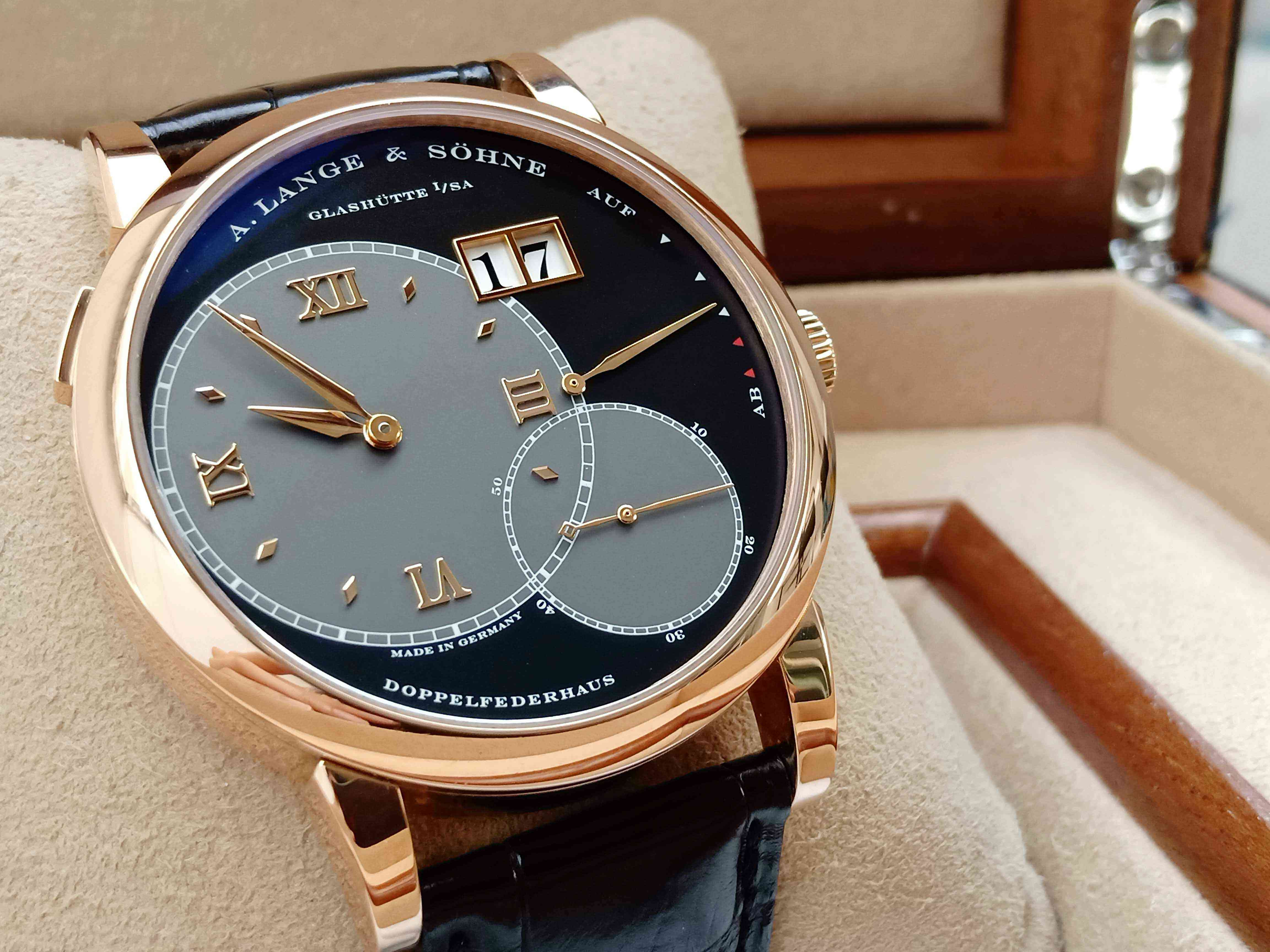 A.Lange & Söhne Grand Lange 1 Rose Gold Black Dial