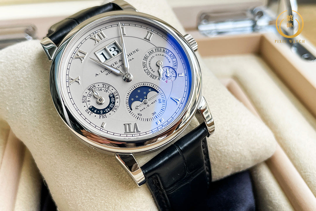 A. Lange & Sohne Saxonia Langematik Perpetual Platinum
