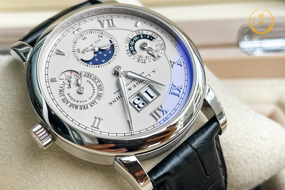 A. Lange & Sohne Saxonia Langematik Perpetual Platinum