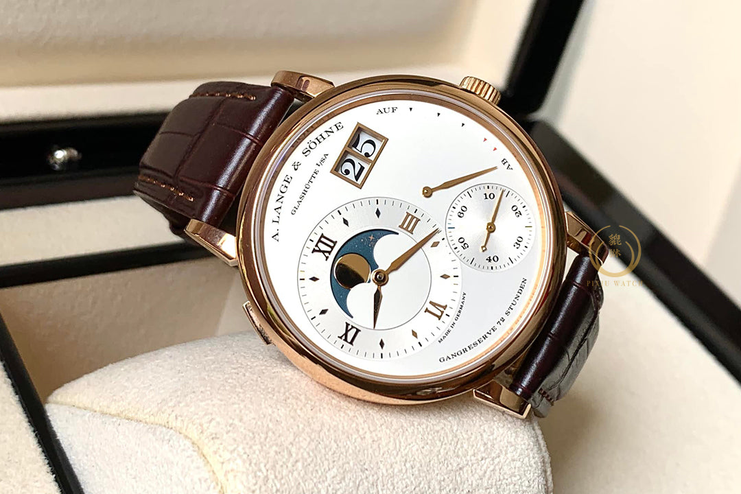 A. Lange & Sohne Grande Lange 1 Moon Phase Pink Gold