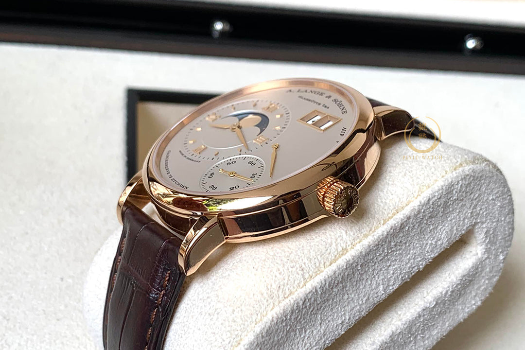 A. Lange & Sohne Grande Lange 1 Moon Phase Pink Gold