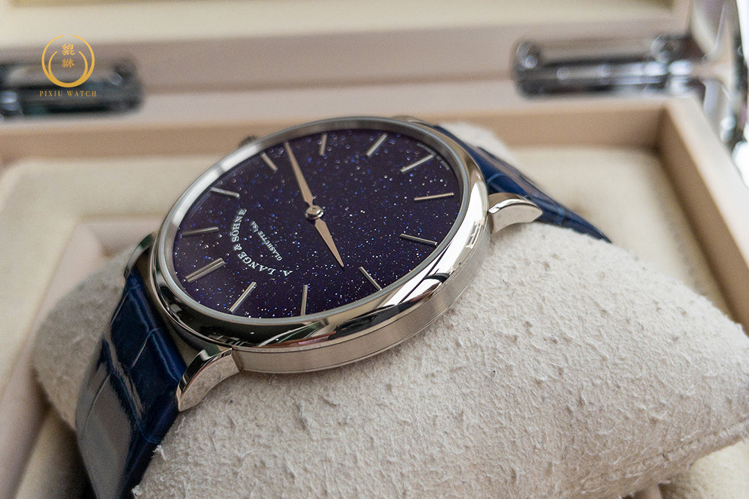 A. Lange & Sohne Saxonia Thin “Aventurine” White Gold