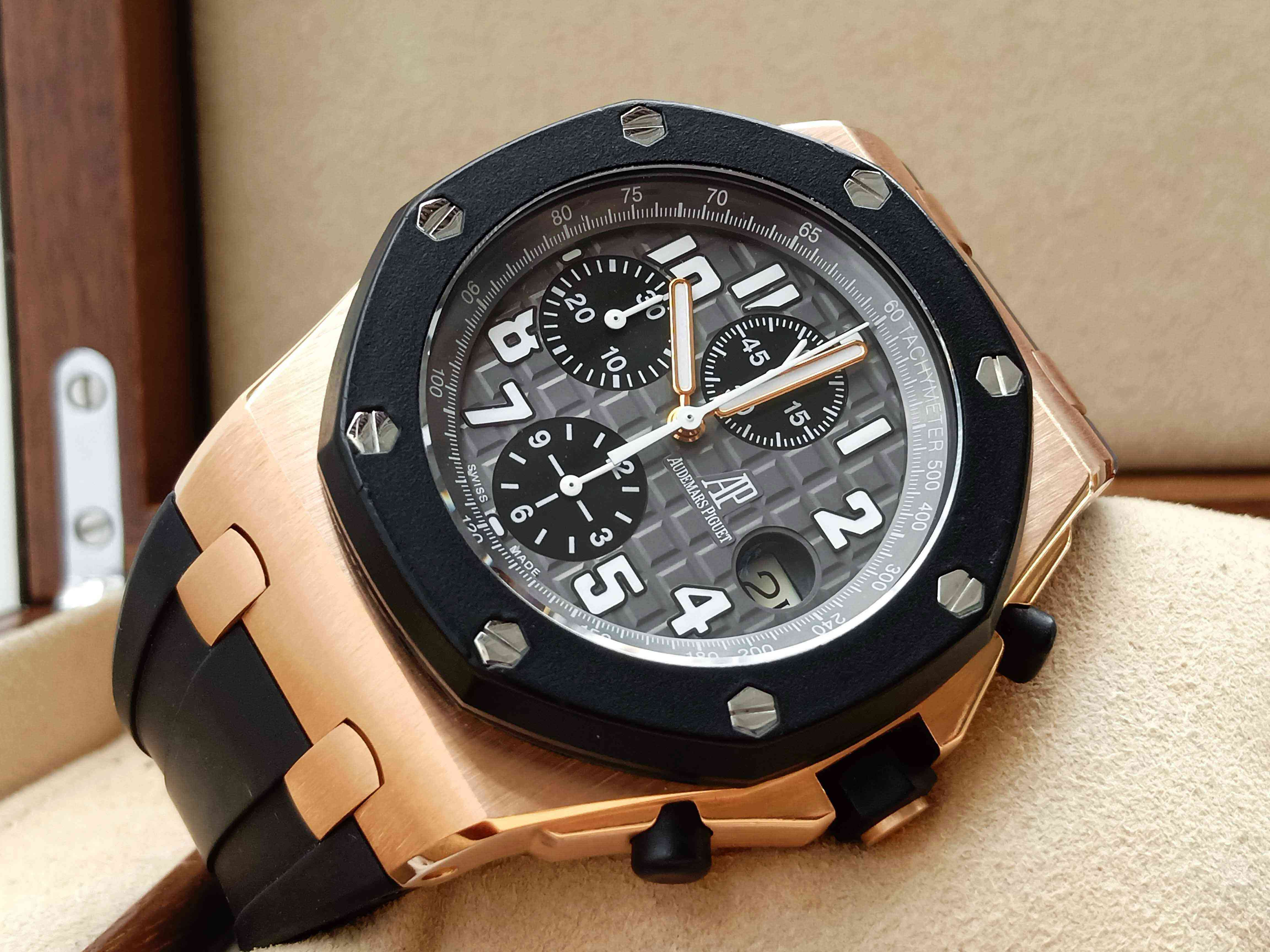 Audemars Piguet Royal Oak Offshore Rubber Clad Rose Gold
