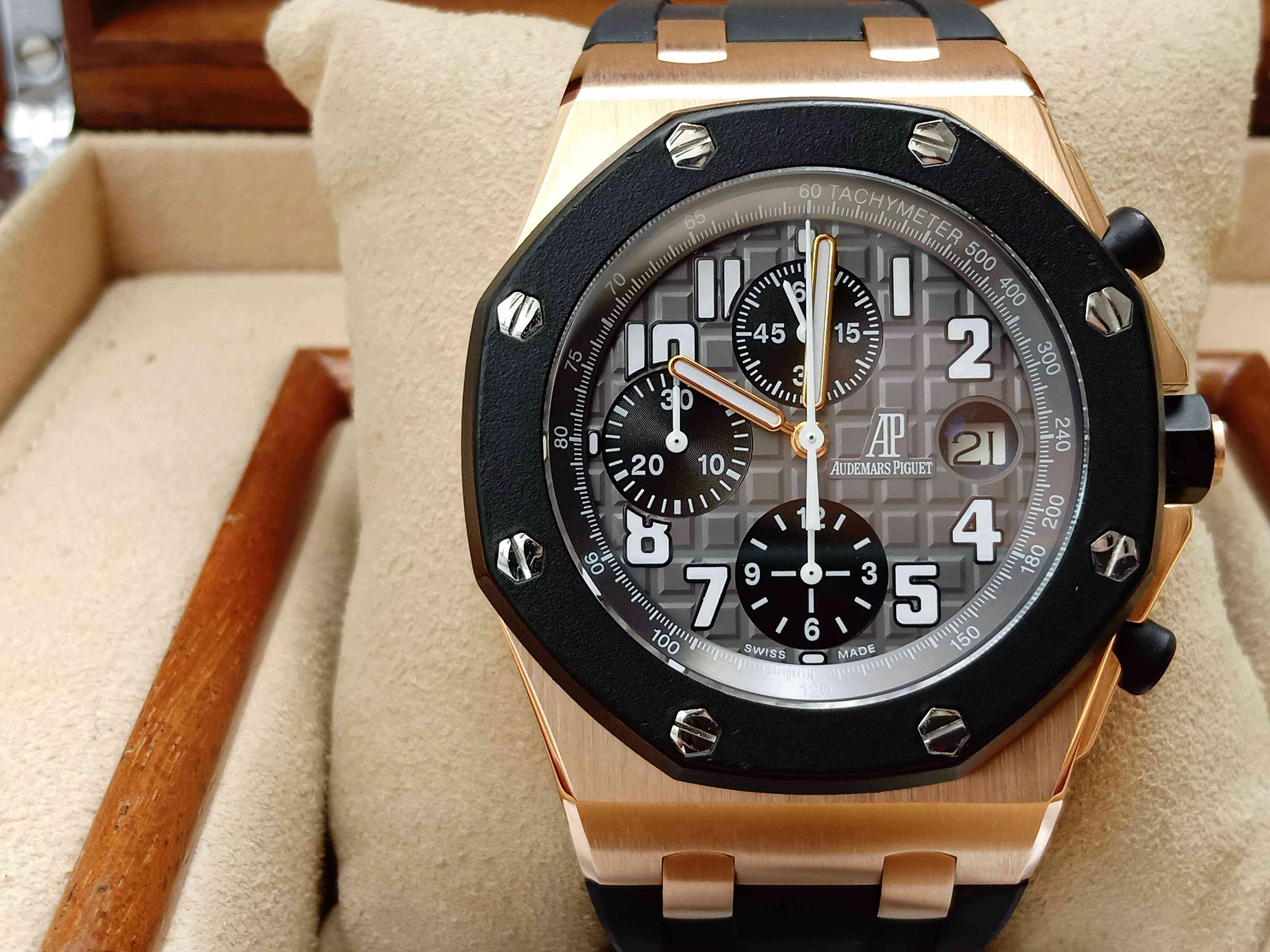 Audemars Piguet Royal Oak Offshore Rubber Clad Rose Gold