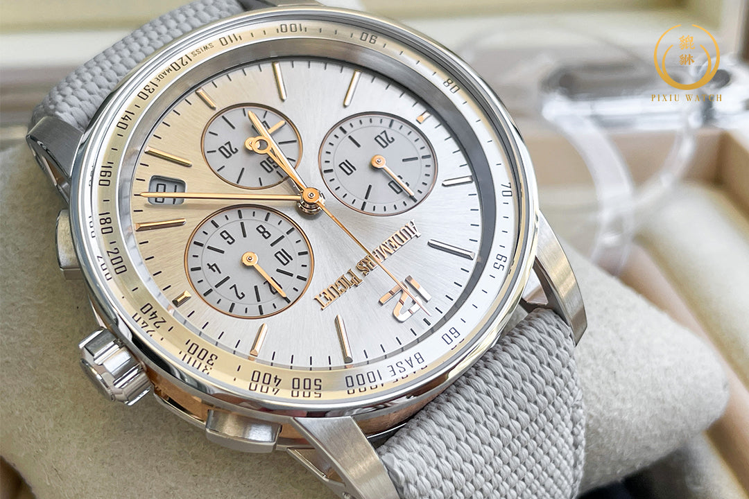 Audemars Piguet CODE 11.59 Chronograph Pink Gold / White Gold Grey Dial