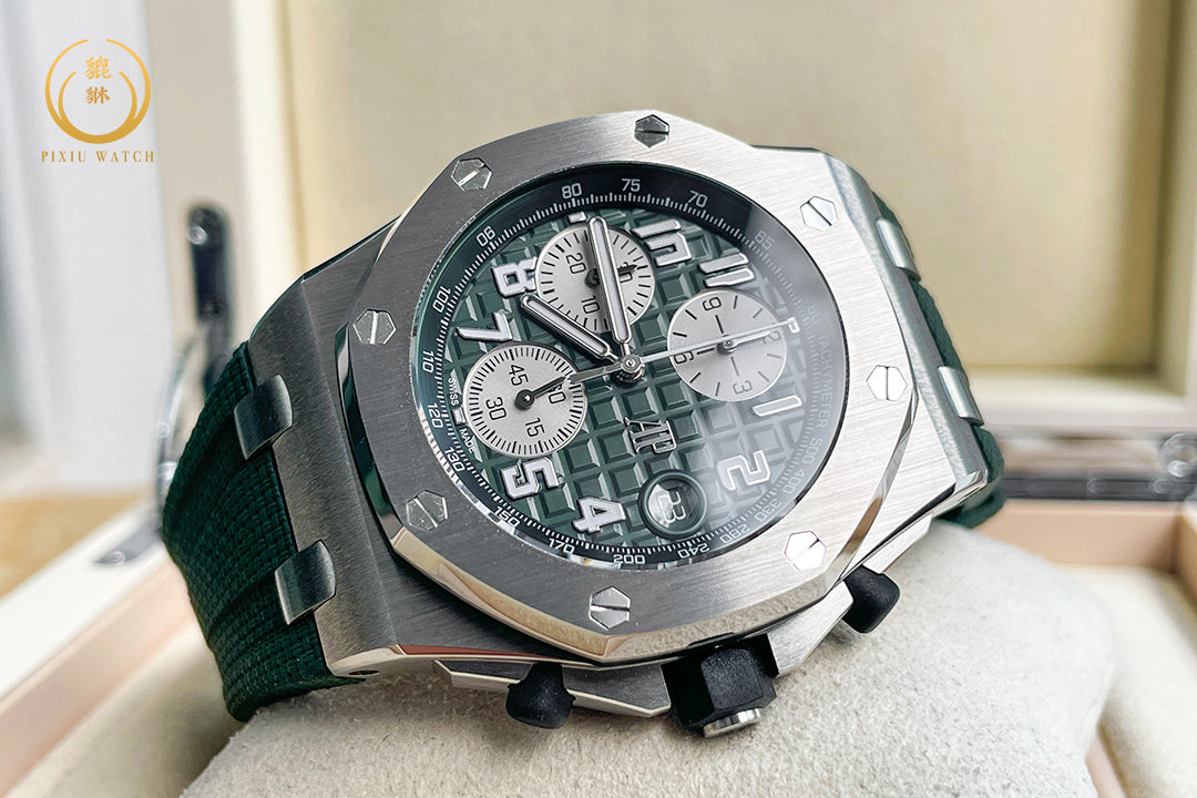 “ของใหม่” Audemars Piguet Royal Oak Offshore Chronograph Khaki Titanium