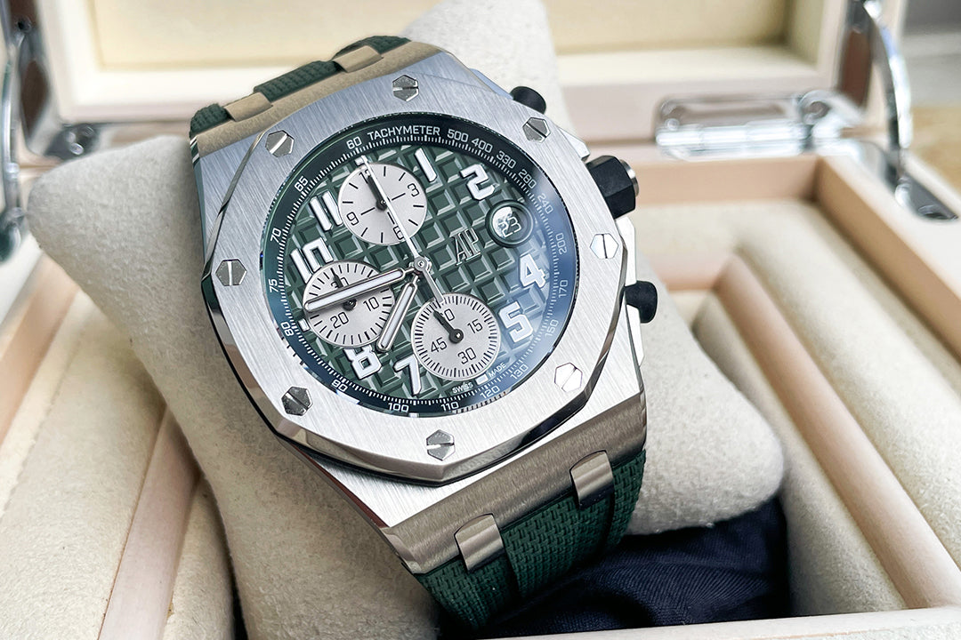“ของใหม่” Audemars Piguet Royal Oak Offshore Chronograph Khaki Titanium
