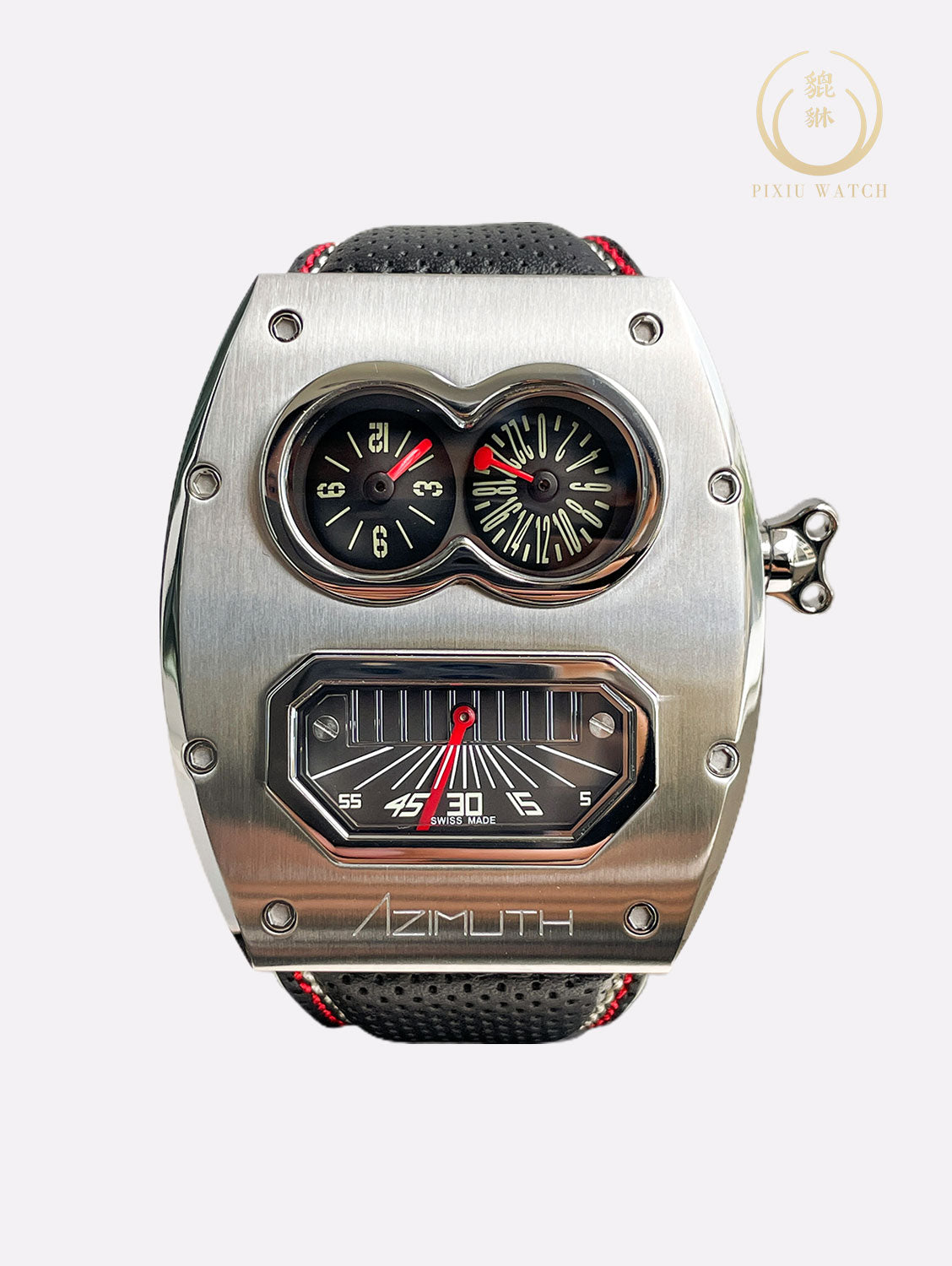 Azimuth MR. Roboto R2 Titanium Blue PVD "NEW"