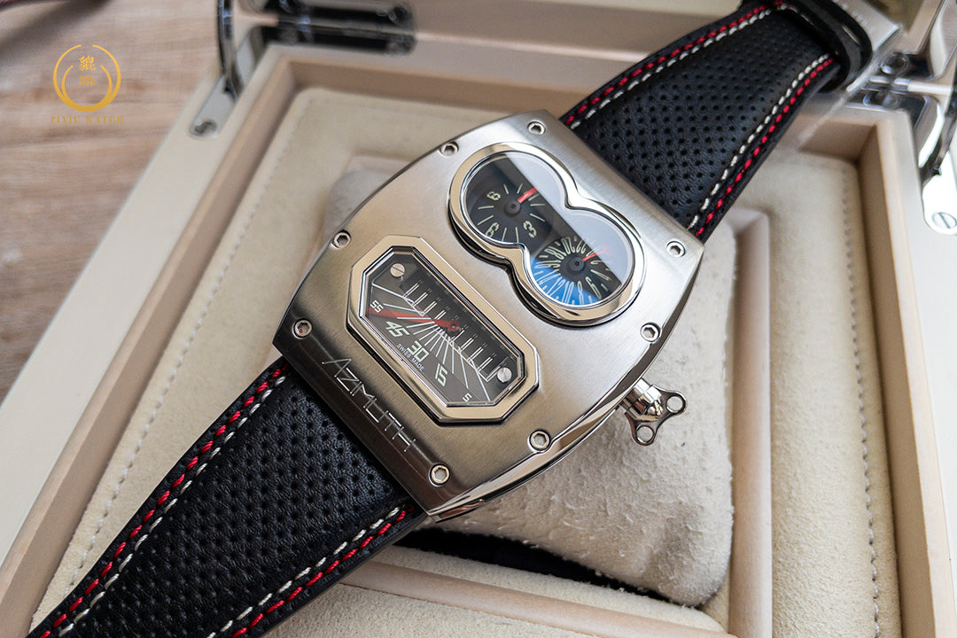 Azimuth MR. Roboto R2 Titanium Blue PVD "NEW"