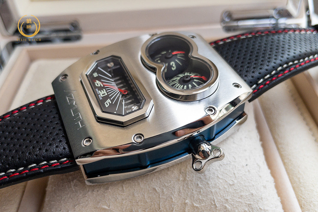 Azimuth MR. Roboto R2 Titanium Blue PVD "NEW"