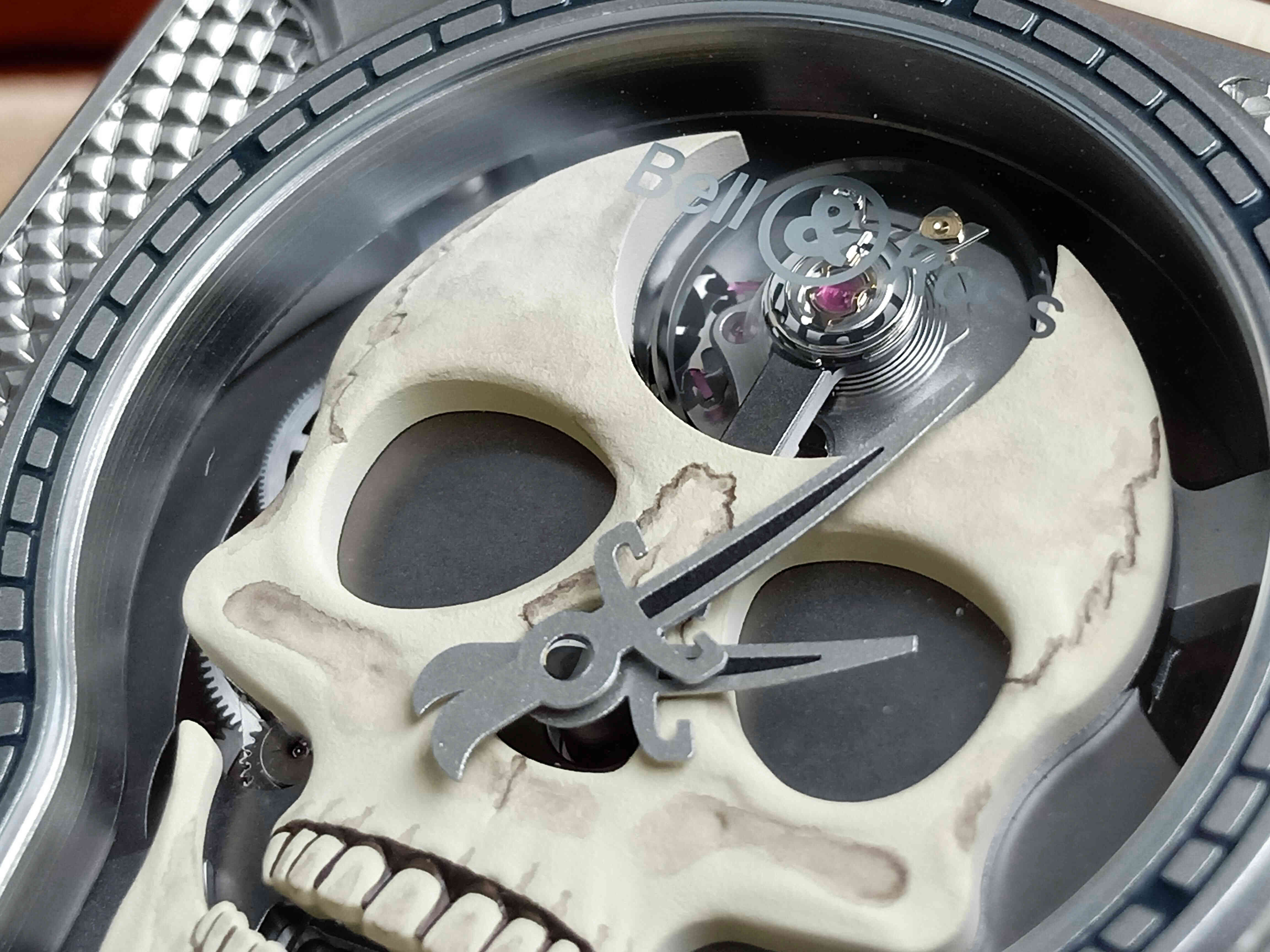 Bell & Ross BR 01 Laughing Skull White