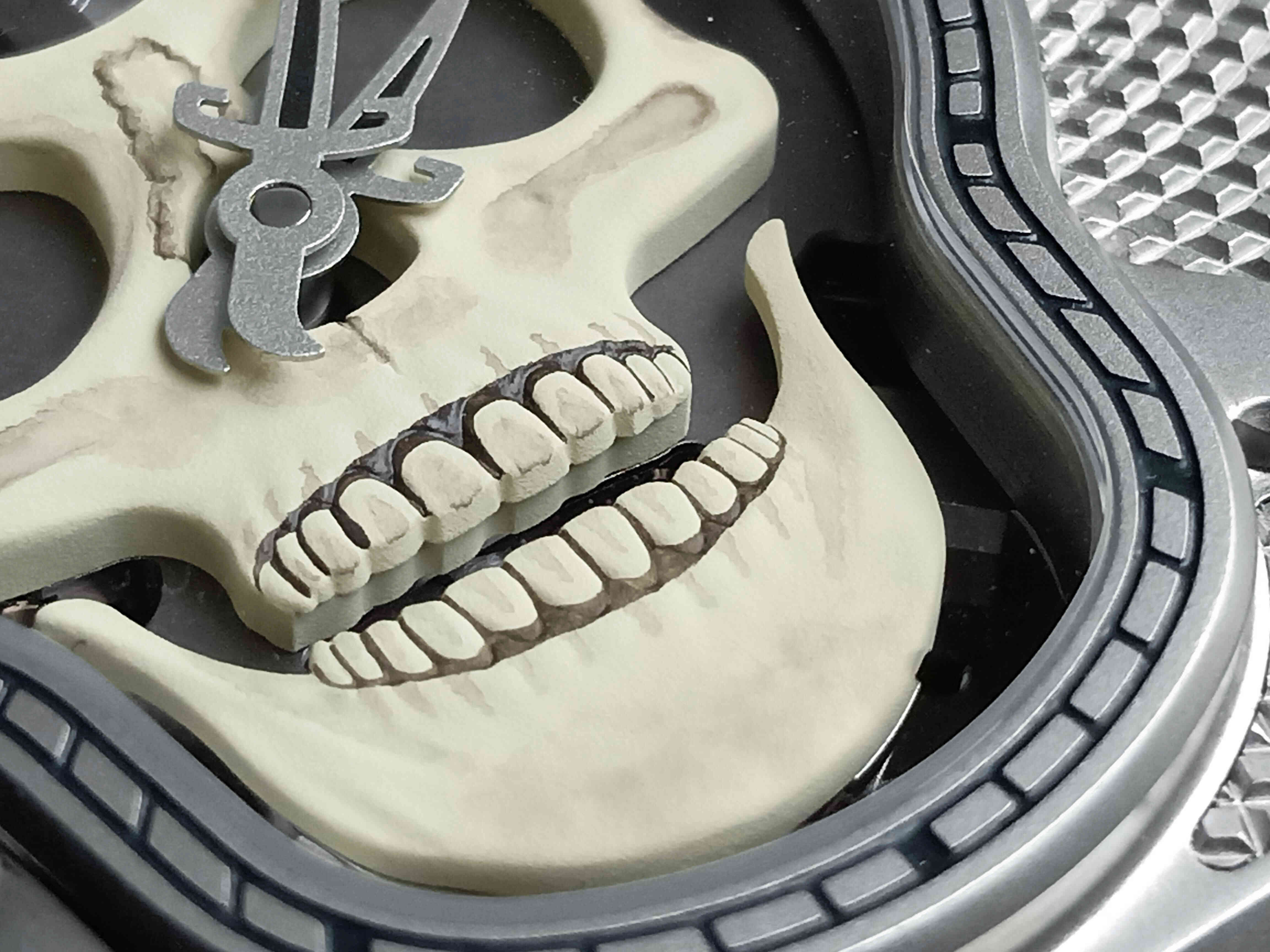 Bell & Ross BR 01 Laughing Skull White