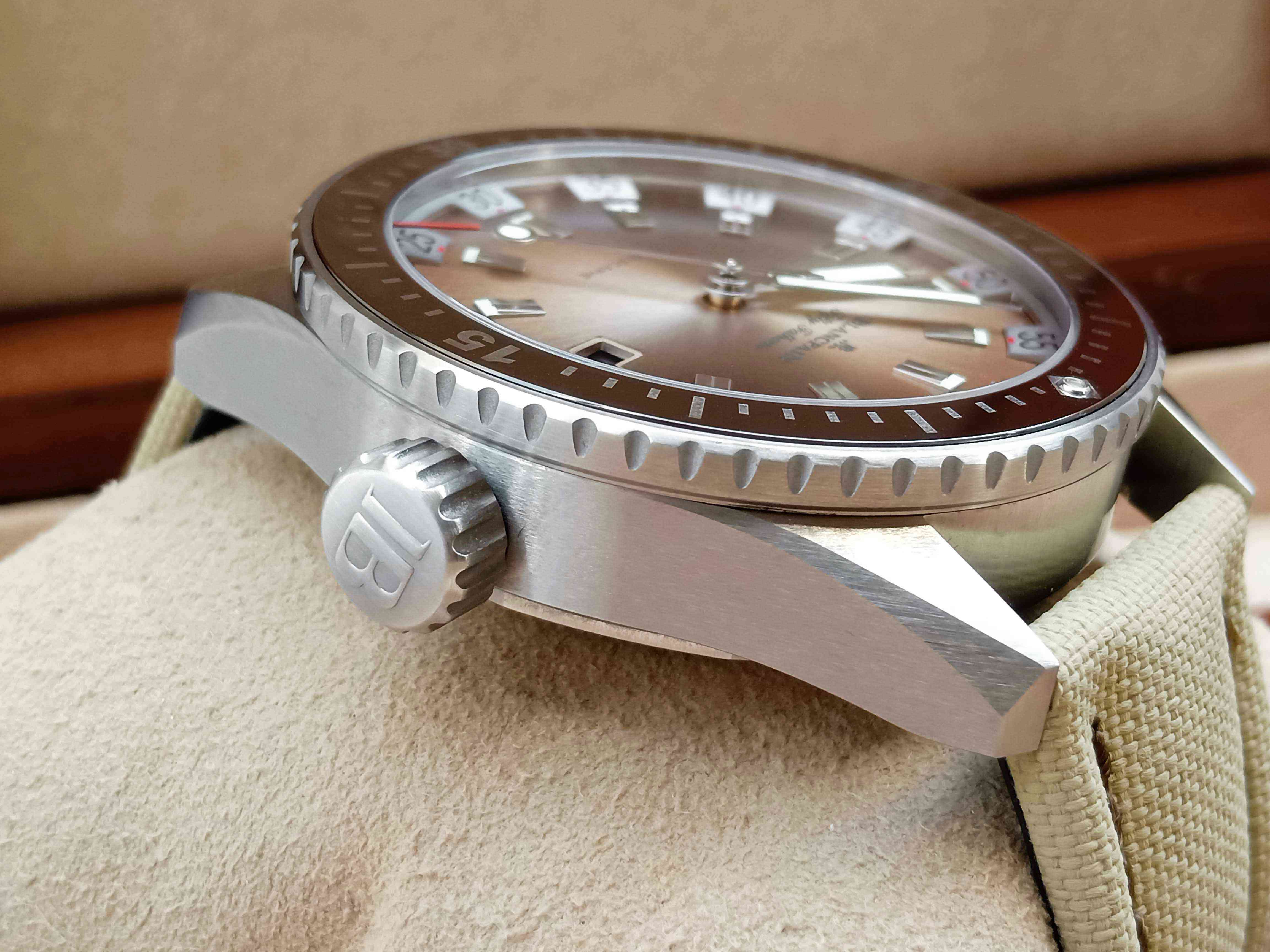 Blancpain Fifty Fathoms Bathyscaphe Day Date Desert Edition