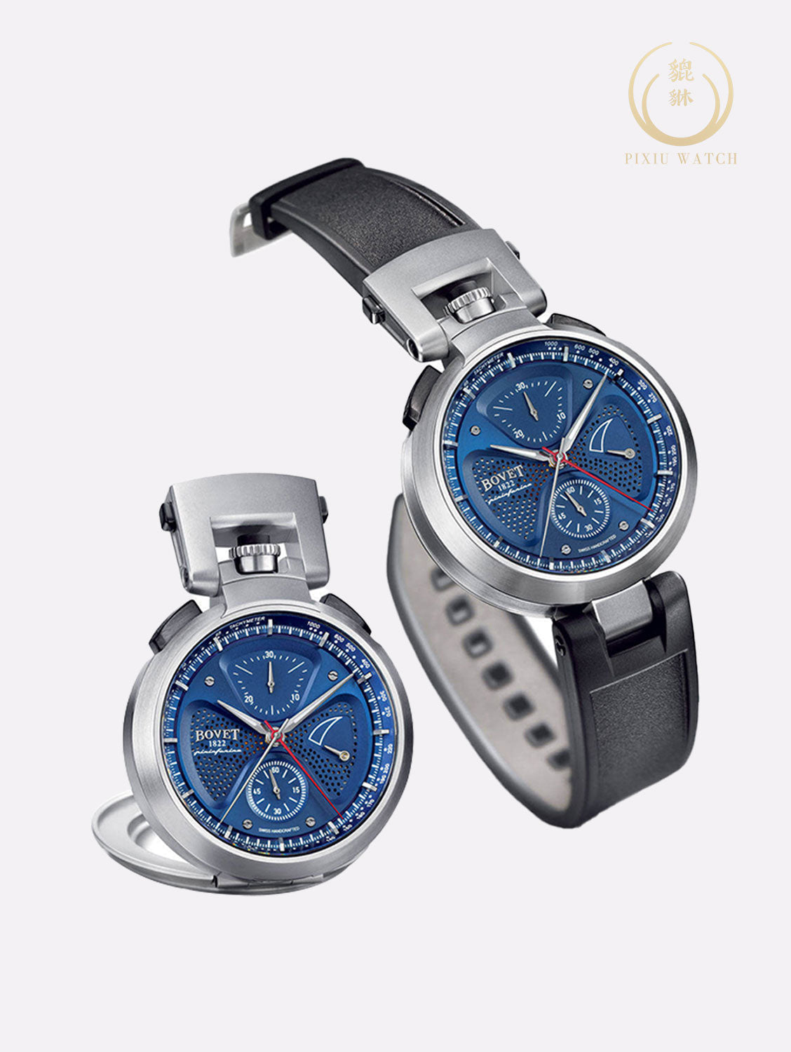 Bovet Sergio Pininfarina Rattrapante Blue Metal Limited 250 Pcs.