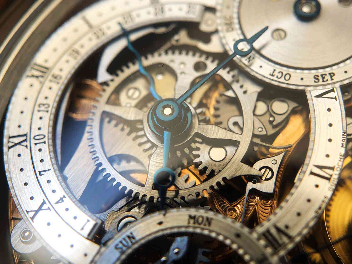Breguet Classique Complications Tourbillion Perpetual Calendar Skeleton Platinum