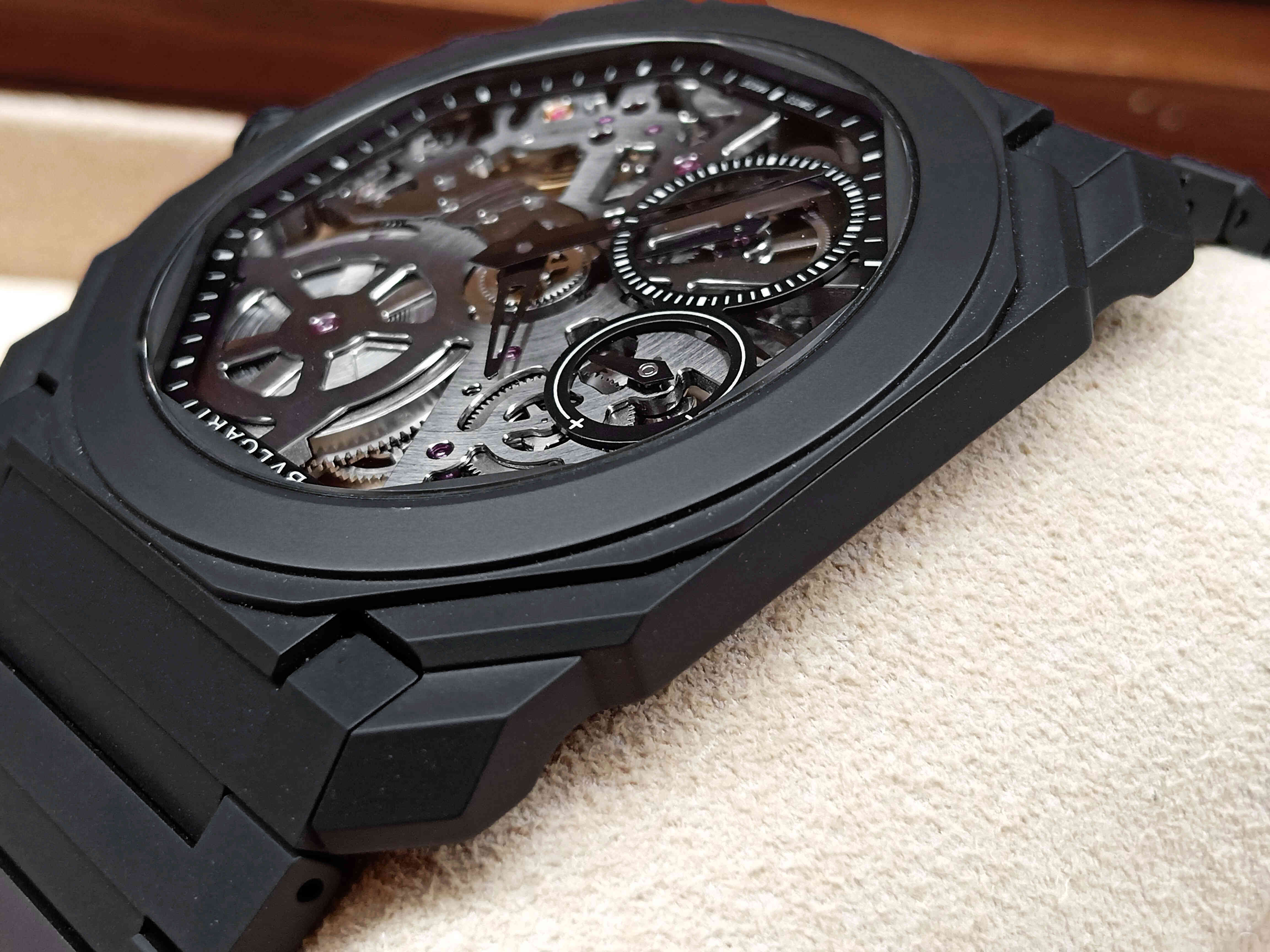 Bulgari Octo Finissimo Extra Thin Full Black Ceramic Skeleton