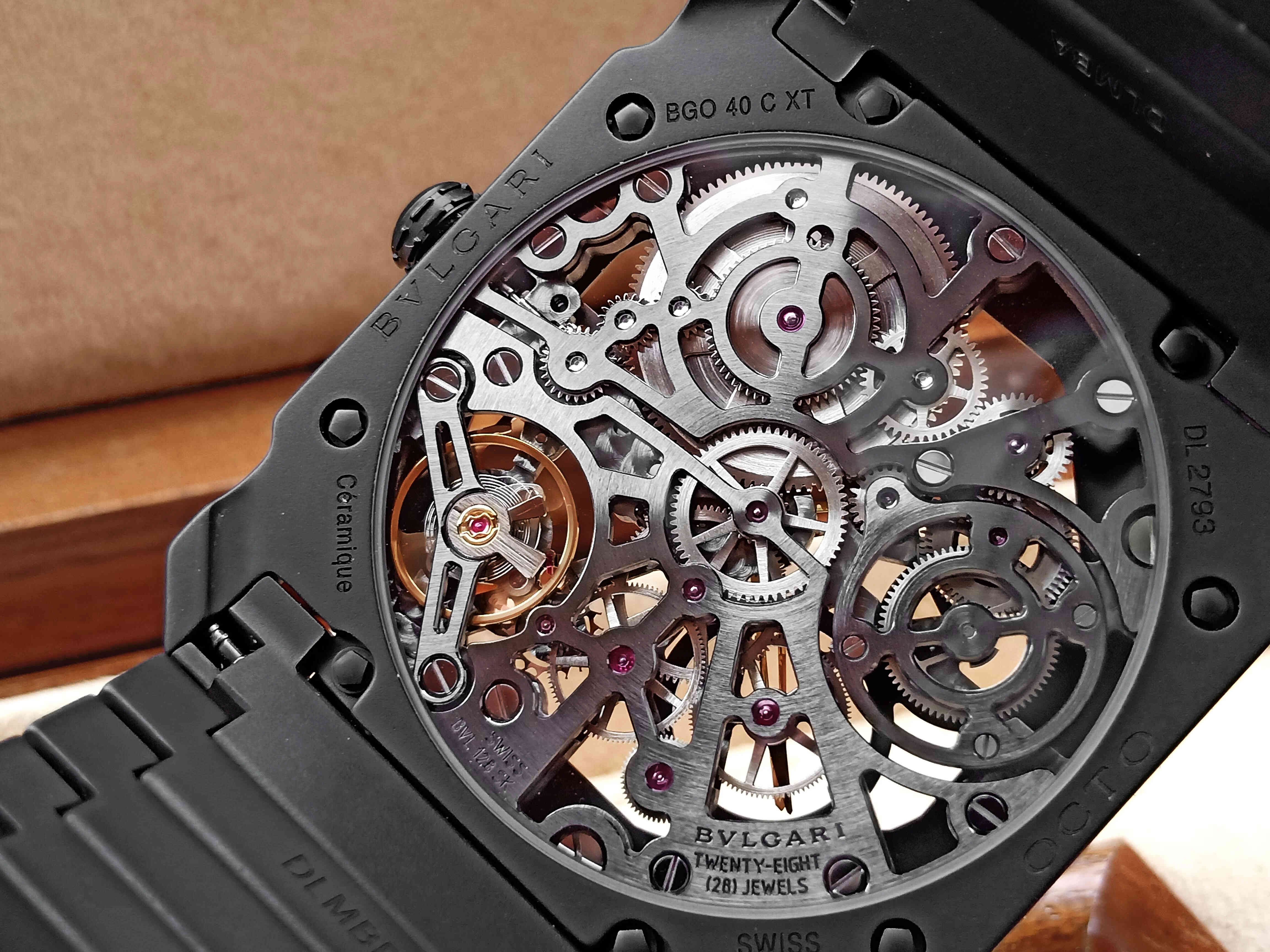 Bulgari Octo Finissimo Extra Thin Full Black Ceramic Skeleton