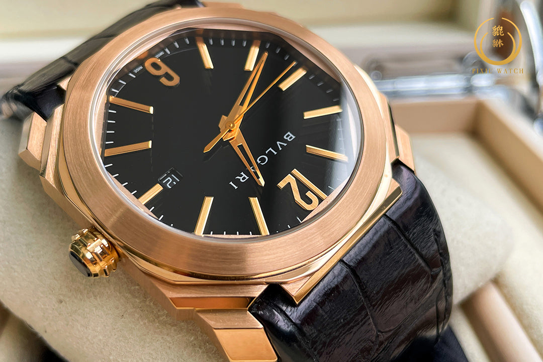Bvlgari Octo 18K Rose Gold Solotempo