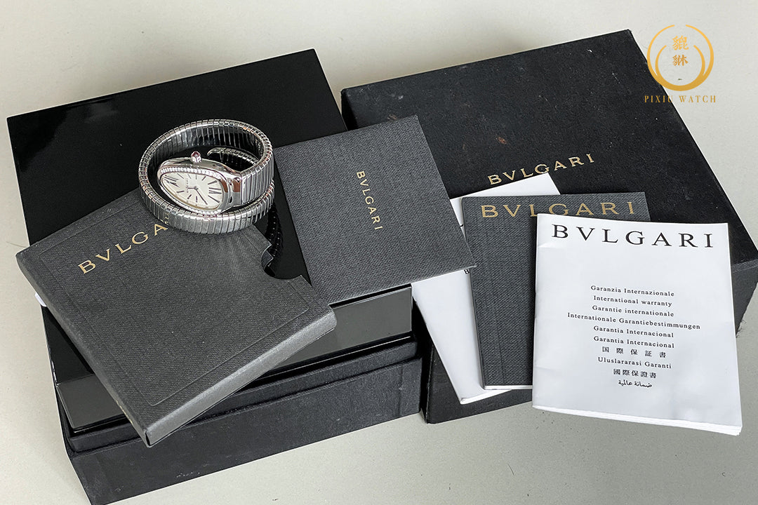 Bvlgari Serpenti Diamonds Steel