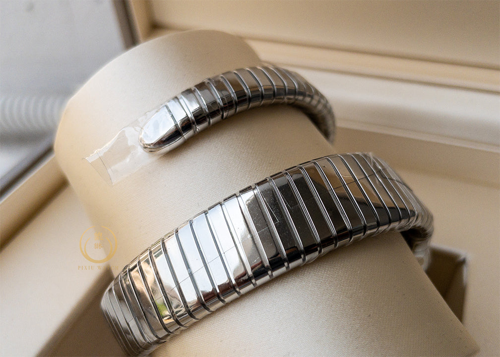 “New” Bvlgari Serpenti Tubogas Steel