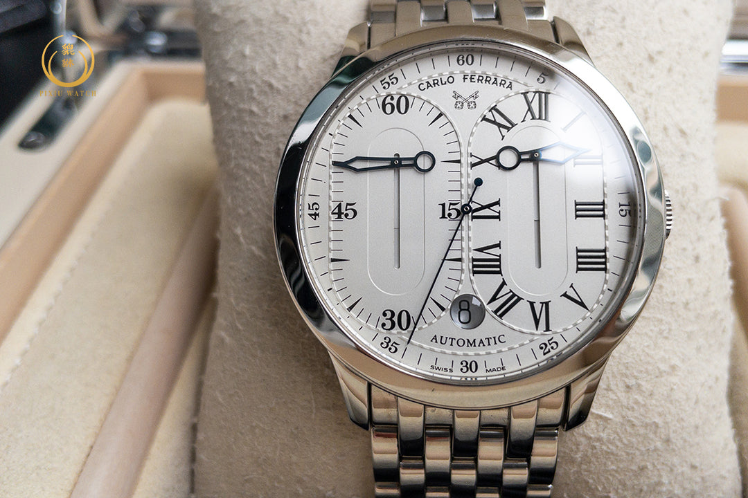 Carlo Ferrara Regolatore Date White Dial