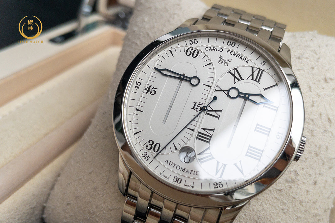 Carlo Ferrara Regolatore Date White Dial