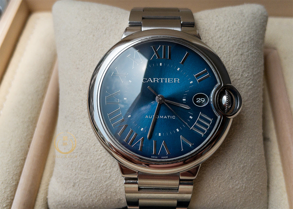 Cartier Ballon Bleu 4345 Blue Sunray