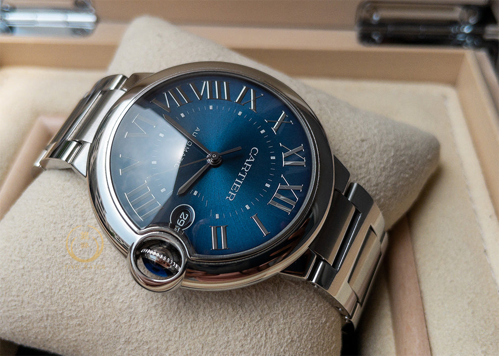 Cartier Ballon Bleu 4345 Blue Sunray