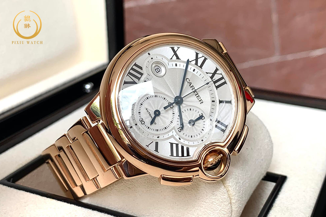 Cartier Ballon Bleu Chronograph Pink Gold