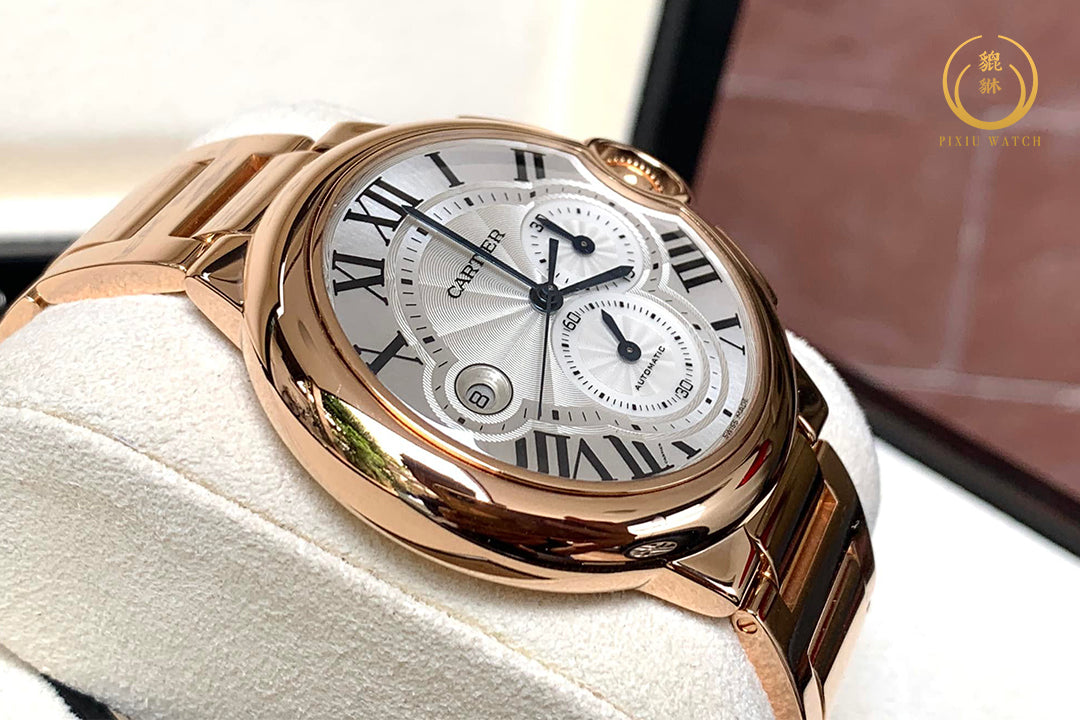 Cartier Ballon Bleu Chronograph Pink Gold