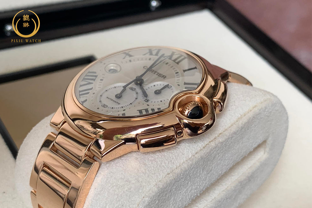 Cartier Ballon Bleu Chronograph Pink Gold