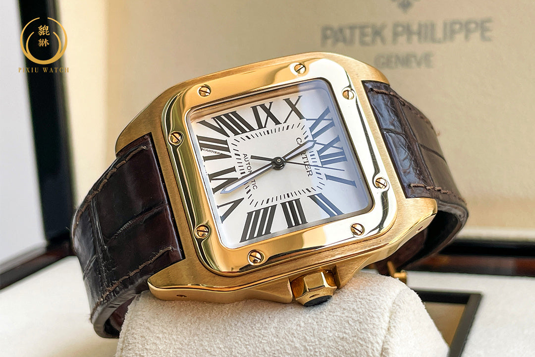 Cartier Santos 100 Yellow Gold