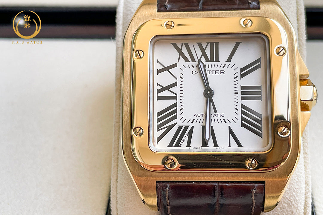 Cartier Santos 100 Yellow Gold