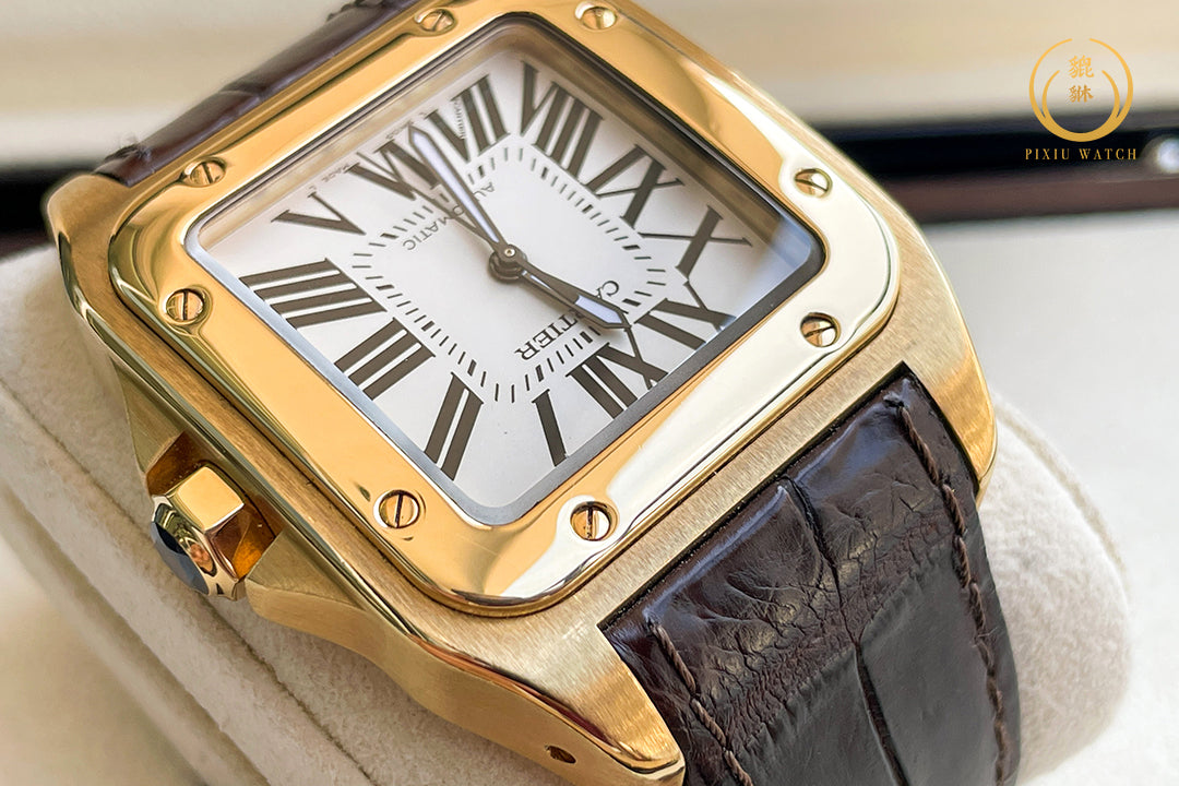 Cartier Santos 100 Yellow Gold