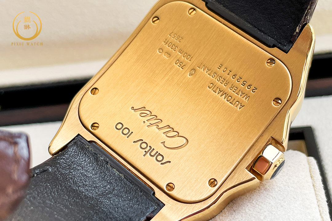 Cartier Santos 100 Yellow Gold