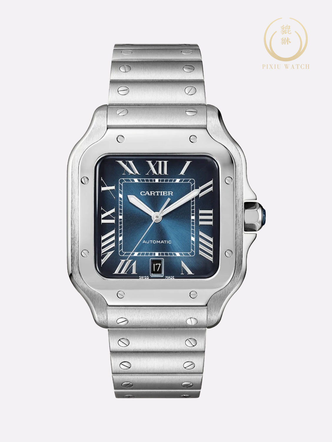 Cartier Santos de Cartier Blue Dial New Model