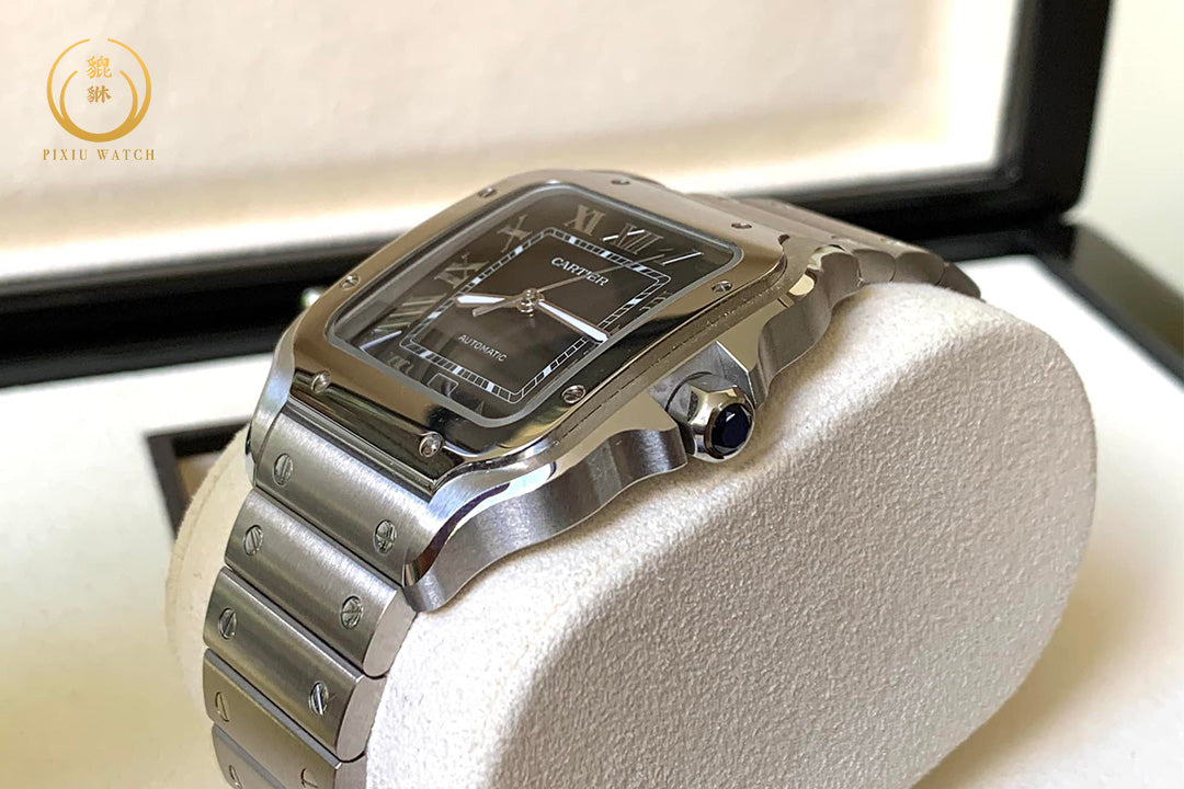 Cartier Santos de Cartier Blue Dial New Model