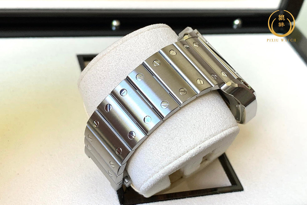 Cartier Santos de Cartier Blue Dial New Model
