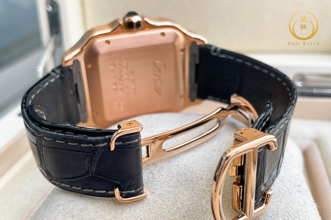 Cartier Santos Large Red Gold