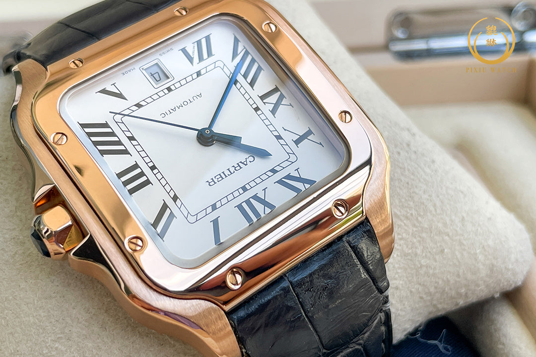 Cartier Santos Large Red Gold