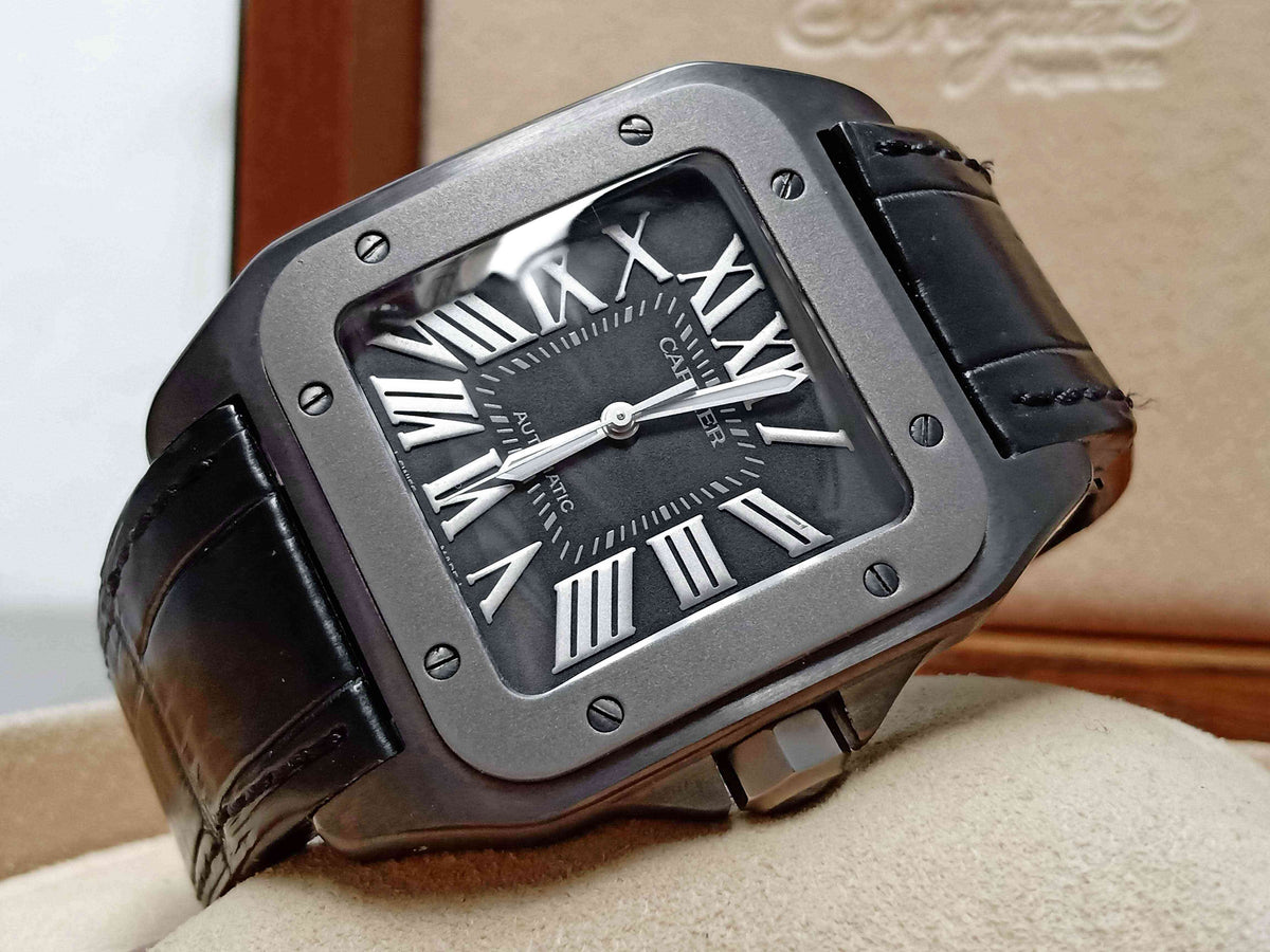 Cartier Santos XL All Black PVD
