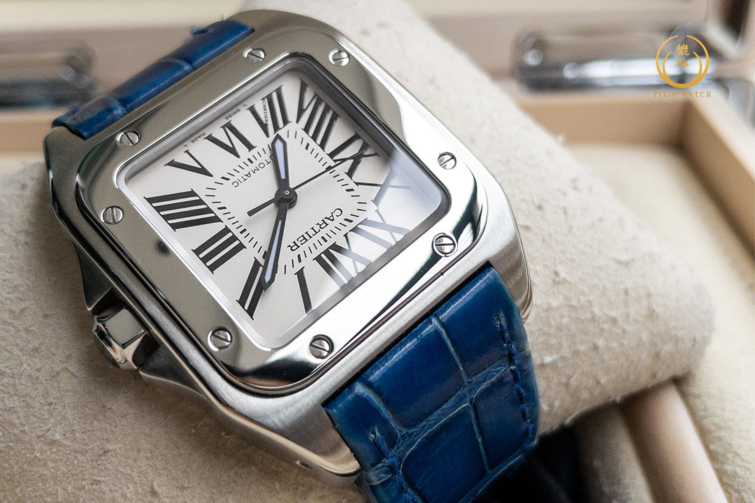 Cartier Santos 100 Size M Steel