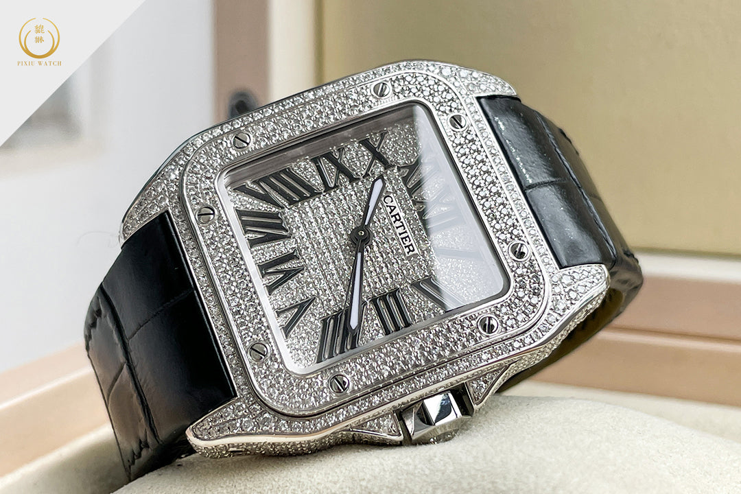 Cartier Santos 100 XL Diamonds