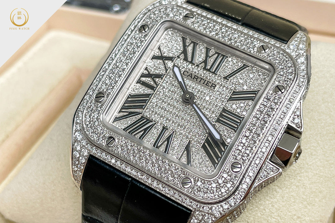 Cartier Santos 100 XL Diamonds