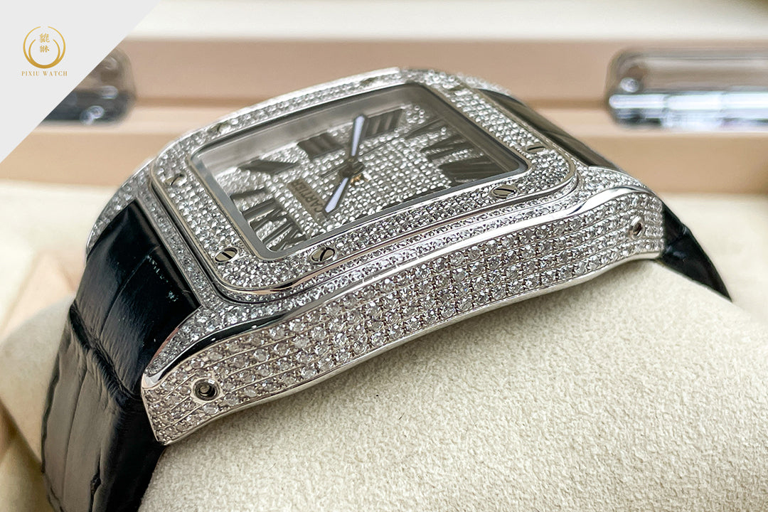 Cartier Santos 100 XL Diamonds